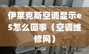 伊萊克斯空調(diào)顯示e5怎么回事（空調(diào)維修網(wǎng)）