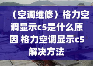 （空調(diào)維修）格力空調(diào)顯示c5是什么原因 格力空調(diào)顯示c5解決方法