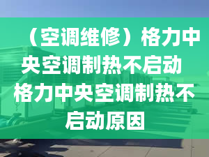 （空調維修）格力中央空調制熱不啟動 格力中央空調制熱不啟動原因