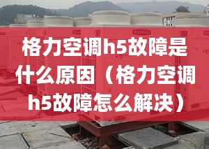 格力空調(diào)h5故障是什么原因（格力空調(diào)h5故障怎么解決）