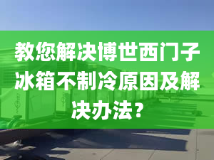 教您解決博世西門子冰箱不制冷原因及解決辦法？