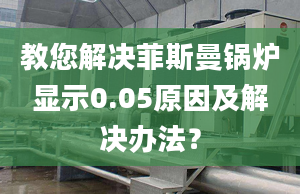 教您解決菲斯曼鍋爐顯示0.05原因及解決辦法？