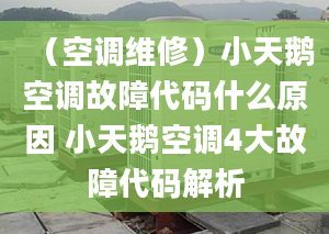 （空調(diào)維修）小天鵝空調(diào)故障代碼什么原因 小天鵝空調(diào)4大故障代碼解析