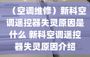 （空調(diào)維修）新科空調(diào)遙控器失靈原因是什么 新科空調(diào)遙控器失靈原因介紹