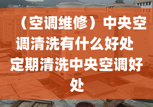 （空調(diào)維修）中央空調(diào)清洗有什么好處 定期清洗中央空調(diào)好處