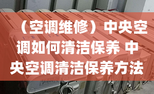 （空調(diào)維修）中央空調(diào)如何清潔保養(yǎng) 中央空調(diào)清潔保養(yǎng)方法