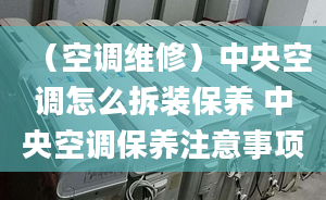 （空調(diào)維修）中央空調(diào)怎么拆裝保養(yǎng) 中央空調(diào)保養(yǎng)注意事項