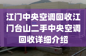 江門(mén)中央空調(diào)回收江門(mén)臺(tái)山二手中央空調(diào)回收詳細(xì)介紹