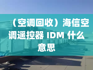 （空調(diào)回收）海信空調(diào)遙控器 IDM 什么意思