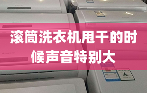 滾筒洗衣機甩干的時候聲音特別大