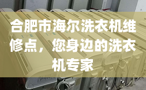 合肥市海爾洗衣機維修點，您身邊的洗衣機專家