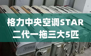 格力中央空調(diào)STAR二代一拖三大5匹