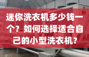 迷你洗衣機(jī)多少錢一個(gè)？如何選擇適合自己的小型洗衣機(jī)？