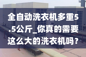 全自動洗衣機多重5.5公斤_你真的需要這么大的洗衣機嗎？