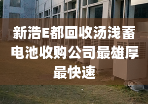 新浩E都回收湯淺蓄電池收購(gòu)公司最雄厚最快速