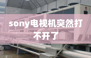 sony電視機(jī)突然打不開了