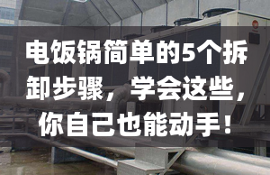 電飯鍋簡單的5個拆卸步驟，學(xué)會這些，你自己也能動手！