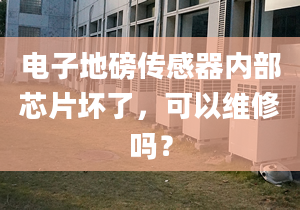 電子地磅傳感器內部芯片壞了，可以維修嗎？