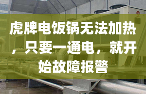 虎牌電飯鍋無法加熱，只要一通電，就開始故障報警