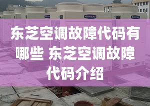 東芝空調(diào)故障代碼有哪些 東芝空調(diào)故障代碼介紹