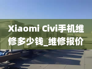 Xiaomi Civi手機(jī)維修多少錢_維修報價