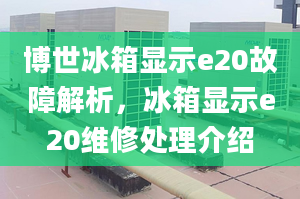 博世冰箱顯示e20故障解析，冰箱顯示e20維修處理介紹