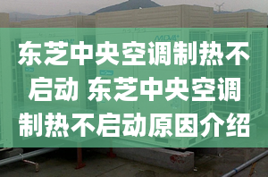 東芝中央空調(diào)制熱不啟動(dòng) 東芝中央空調(diào)制熱不啟動(dòng)原因介紹