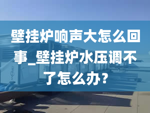 壁掛爐響聲大怎么回事_壁掛爐水壓調(diào)不了怎么辦？