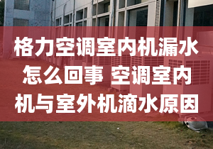 格力空調(diào)室內(nèi)機(jī)漏水怎么回事 空調(diào)室內(nèi)機(jī)與室外機(jī)滴水原因