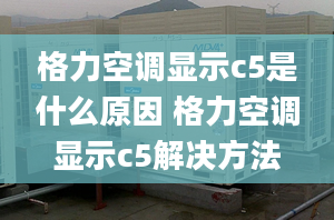 格力空調(diào)顯示c5是什么原因 格力空調(diào)顯示c5解決方法