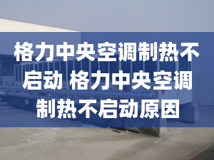 格力中央空調(diào)制熱不啟動 格力中央空調(diào)制熱不啟動原因