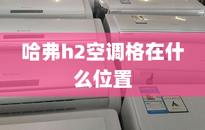 哈弗h2空調(diào)格在什么位置