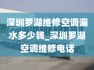 深圳羅湖維修空調(diào)漏水多少錢_深圳羅湖空調(diào)維修電話