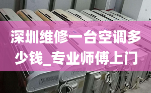 深圳維修一臺(tái)空調(diào)多少錢_專業(yè)師傅上門