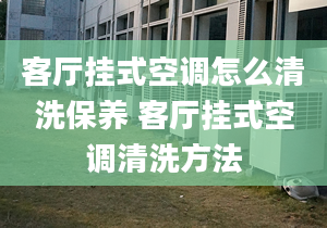 客廳掛式空調(diào)怎么清洗保養(yǎng) 客廳掛式空調(diào)清洗方法