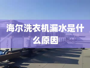 海爾洗衣機漏水是什么原因