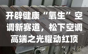 開辟健康“氧生”空調新賽道，松下空調高端之光耀動紅頂